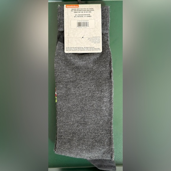 NWT - Teenage Mutant Ninja Turtles Socks 6.5 - 12 - Lot 1 - Picture 2 of 2